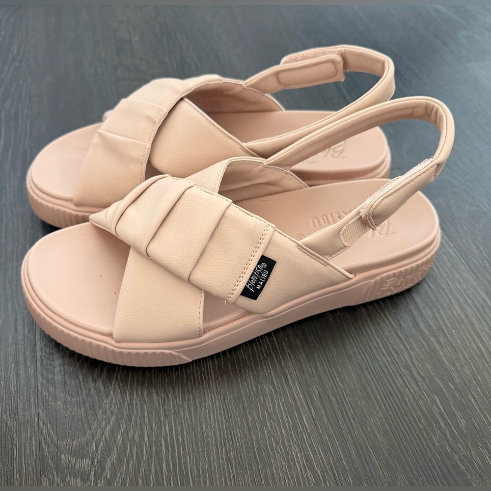 Comfort Slide Sandals - Blush Pink
